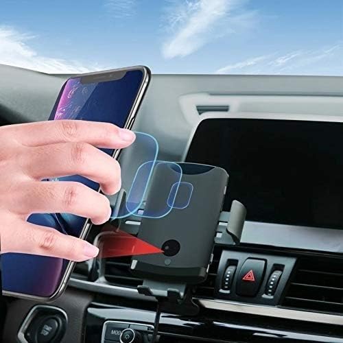 Fast Wireless Car Charger with Auto-Clamping Phone Mount