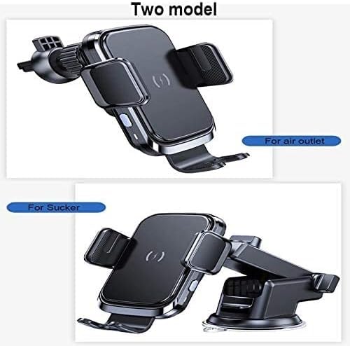 15W Wireless Phone Charger Mount with Suction Cup