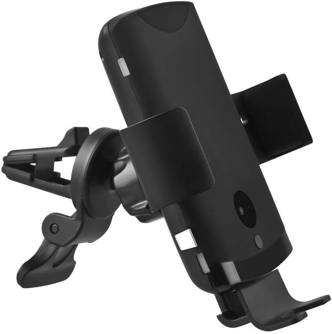 Fast Wireless Car Charger with Auto-Clamping Phone Mount