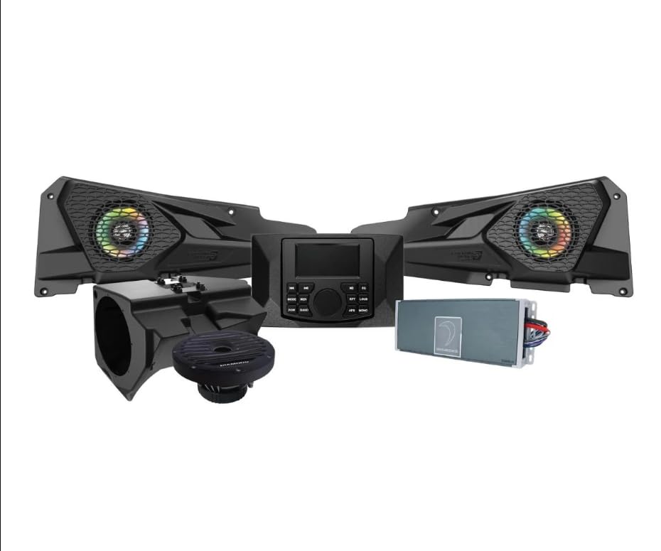 6.5-Inch All-Weather Speaker & Amplifier Kit for Polaris RZR 2014+