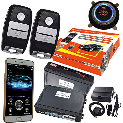 GPS Smart Car Alarm with Passive Keyless Entry & Remote Start for Kia