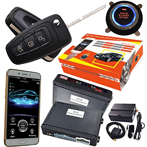 GPS Smart Car Alarm with Passive Keyless Entry & Remote Start