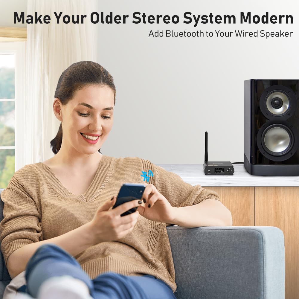 Bluetooth 5.1 Hi-Res Audio Receiver with LDAC
