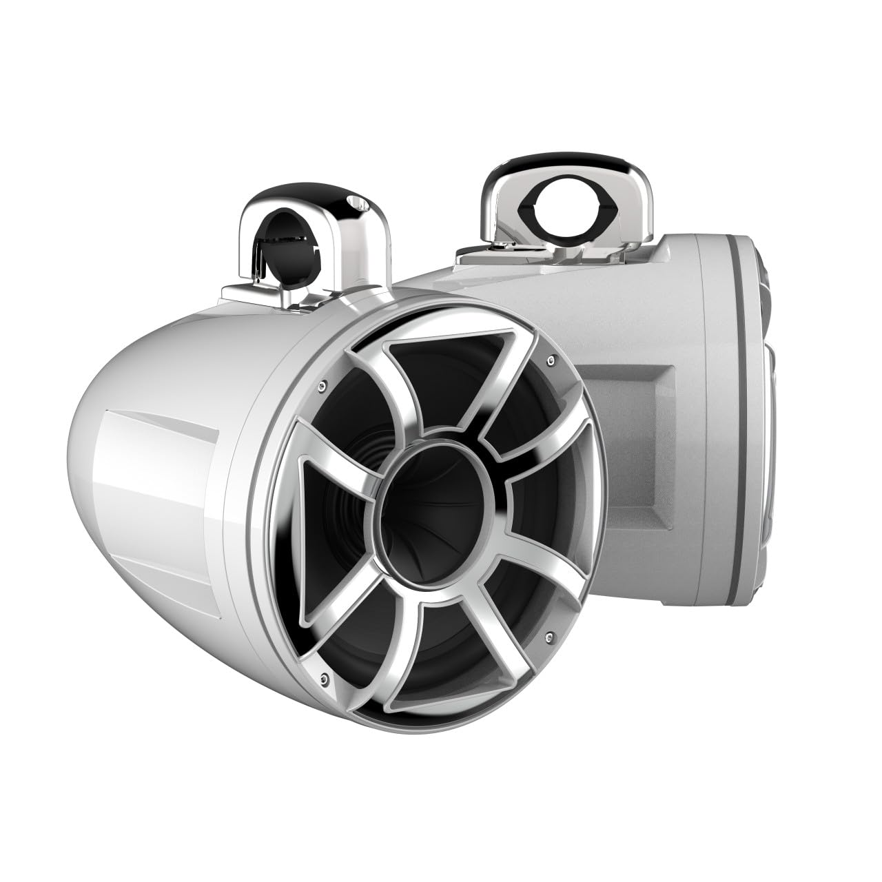 wet sounds REV12 HD Tower Speaker with Grille and TC3 Fixed Clamp