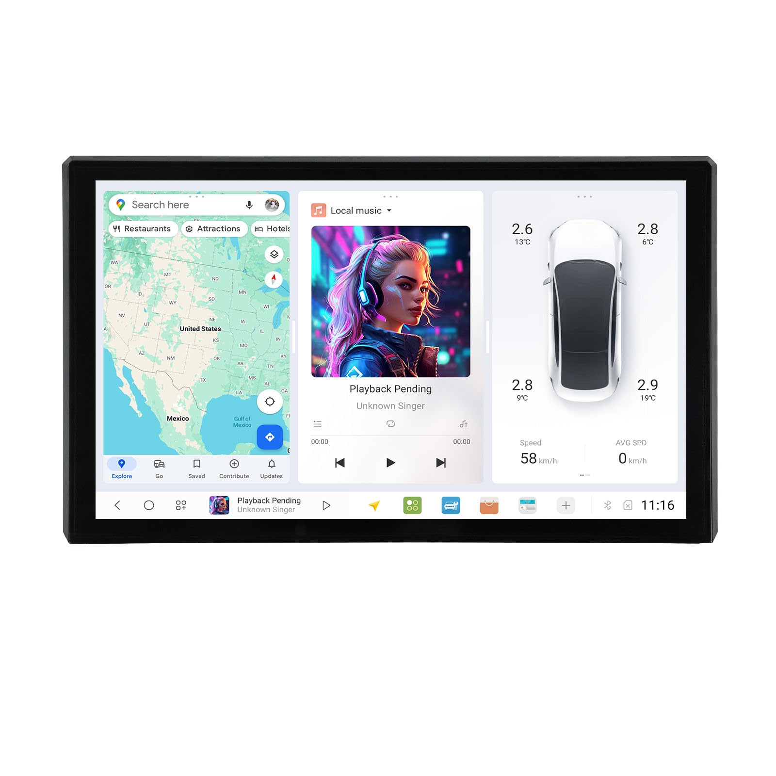 Android 13 Car Stereo for Toyota Tacoma