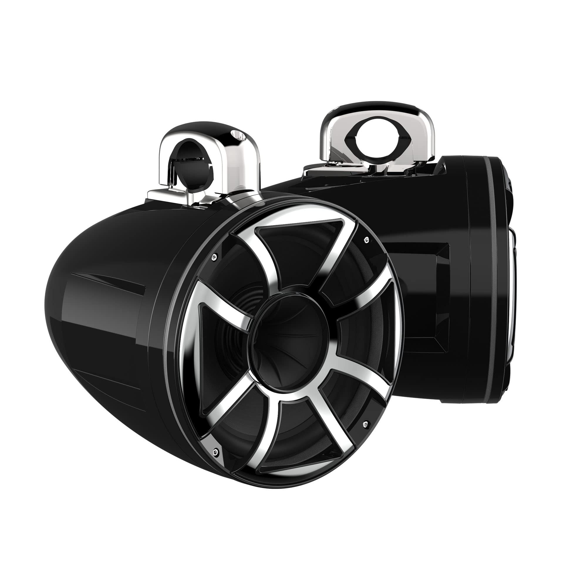 wet sounds REV12 HD Tower Speaker with Grille and TC3 Fixed Clamp