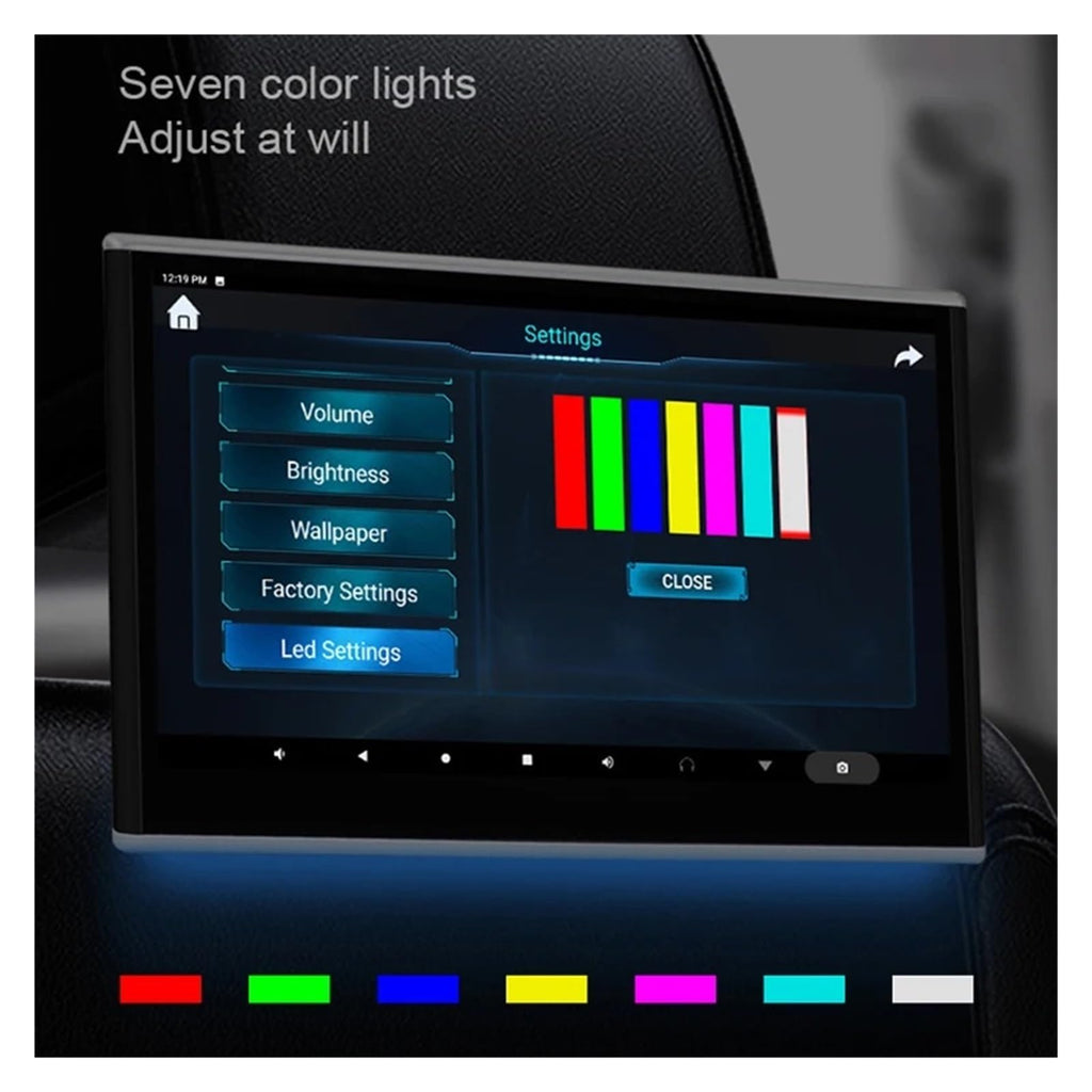 Touchscreen Car Headrest Monitor
