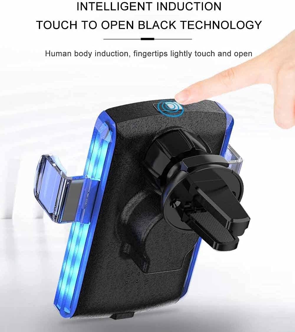10W Wireless Car Charger Mount with Smart Sensor Holder