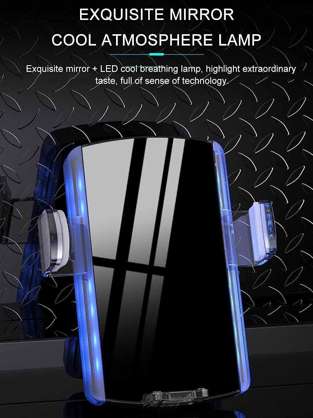 10W Wireless Car Charger Mount with Smart Sensor Holder