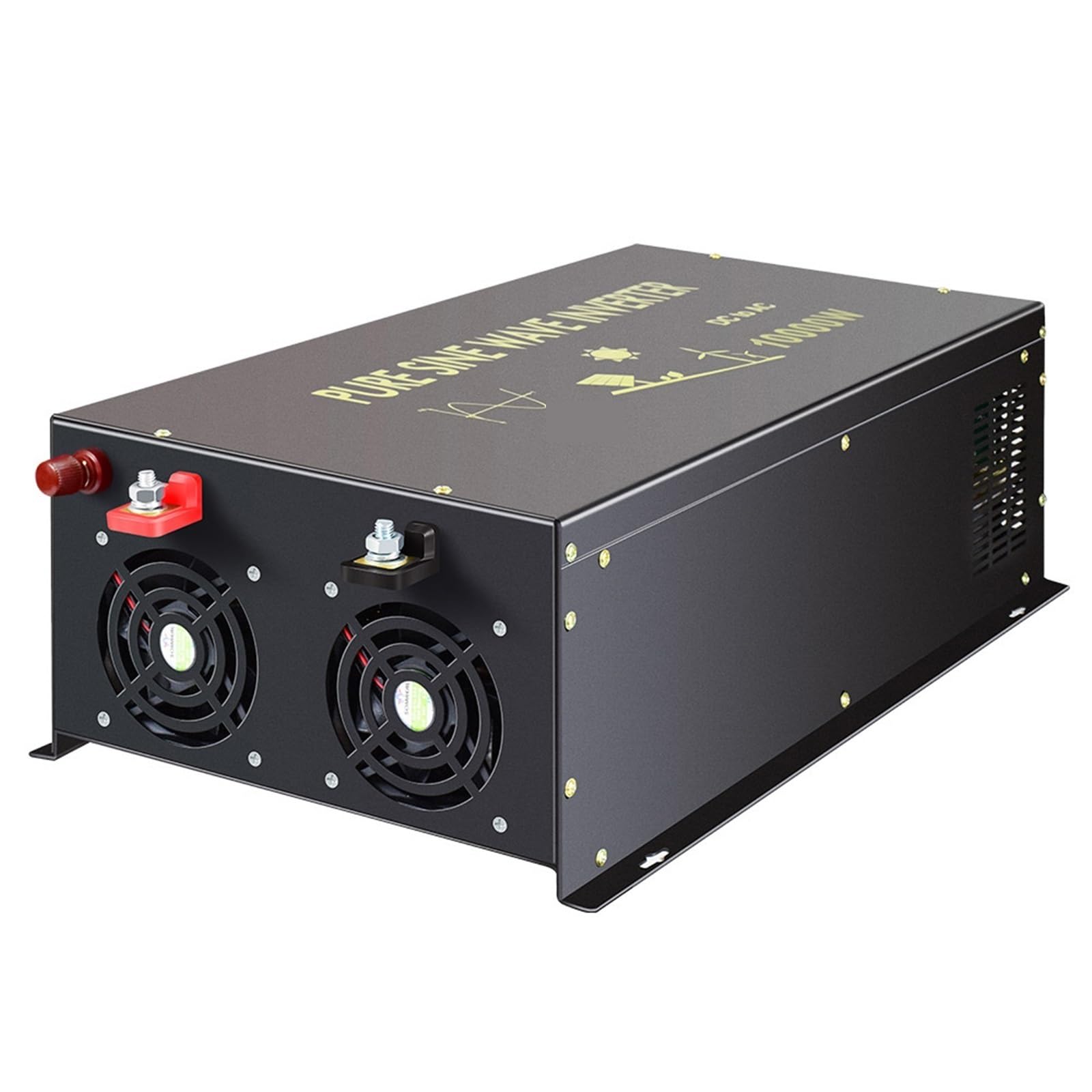 10000W Pure Sine Wave Power Inverter 12V/24V/36V/48V to AC 110V–240V