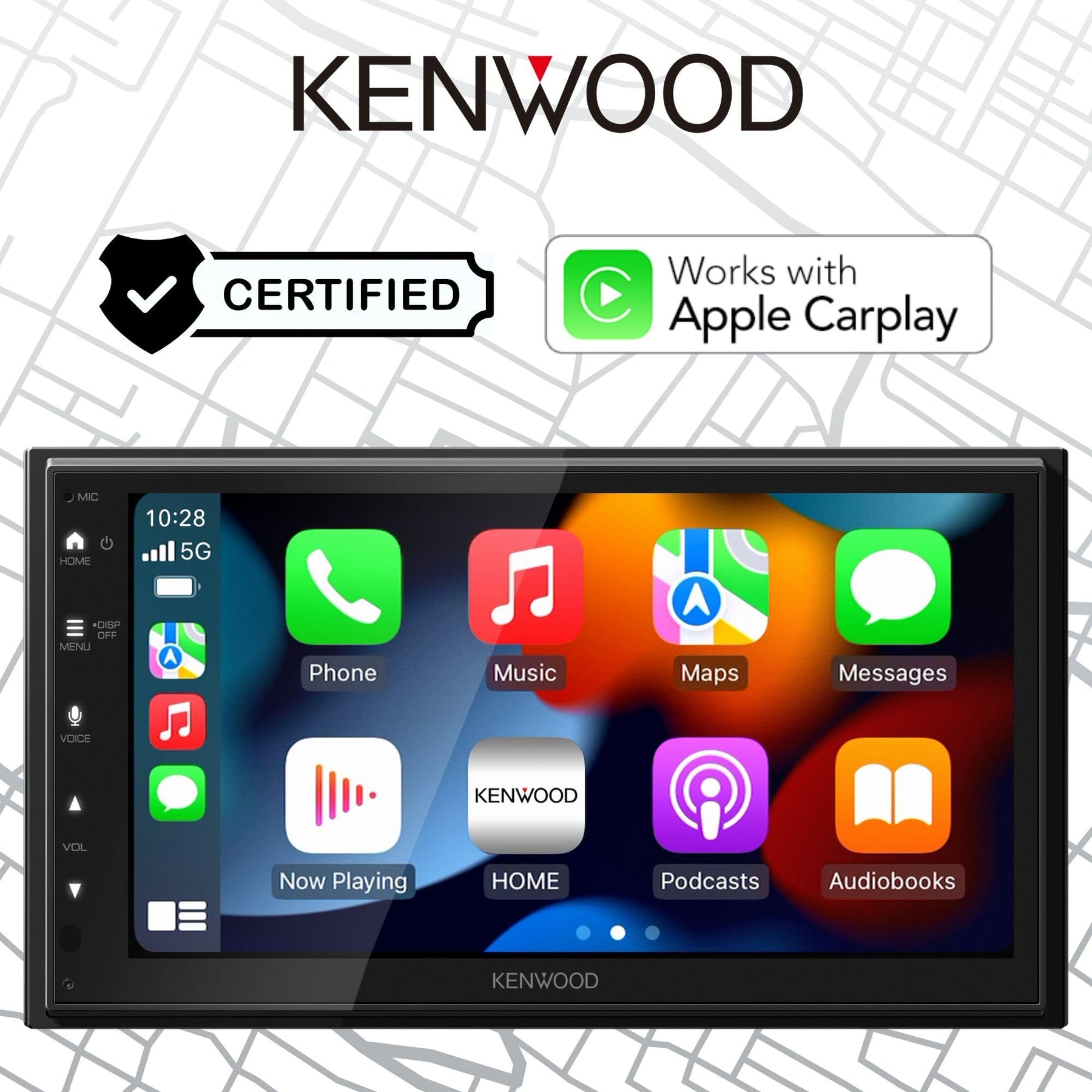 6.8-Inch Car Stereo with CarPlay & Android Auto
