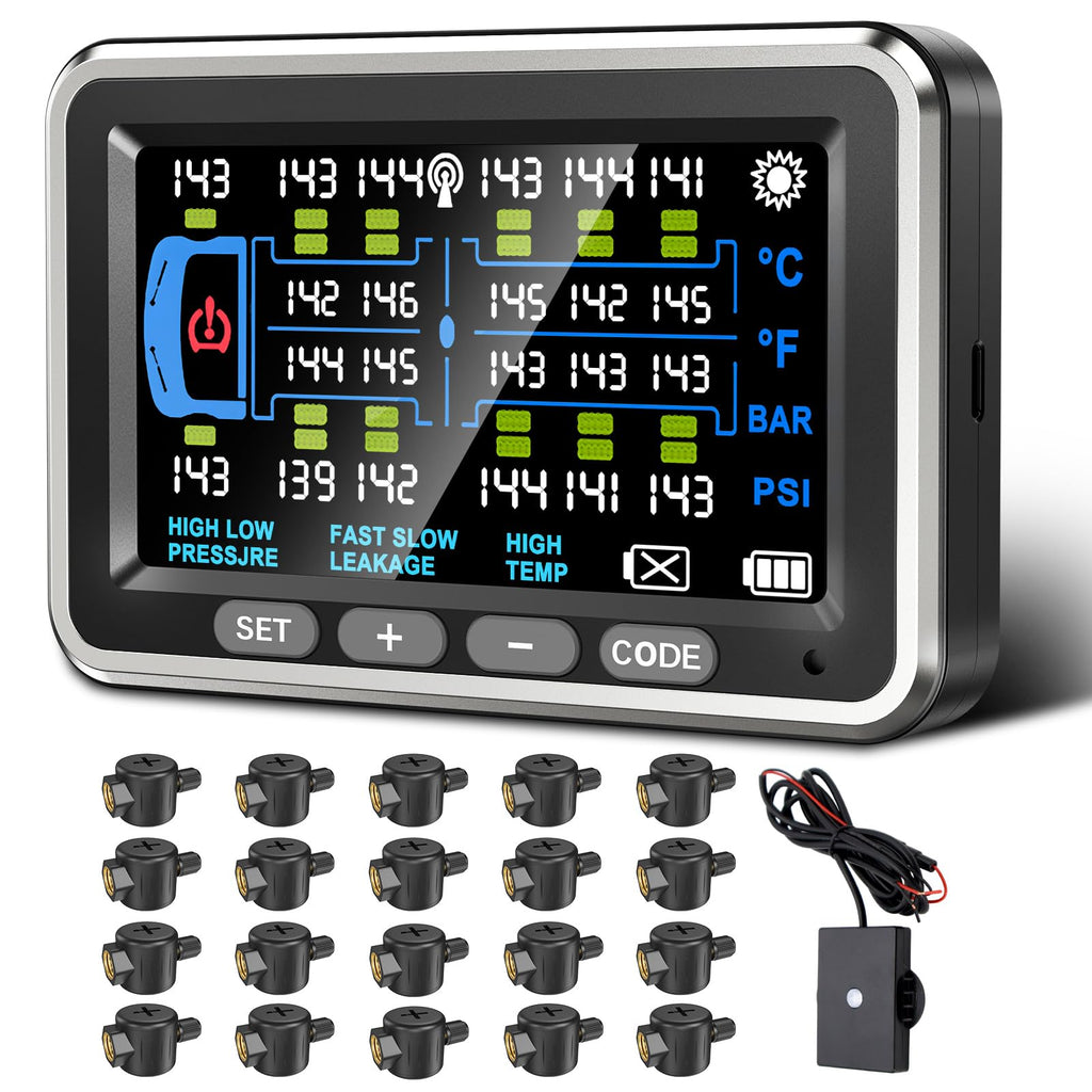 4.5-Inch RV TPMS with Flow-Through Sensors