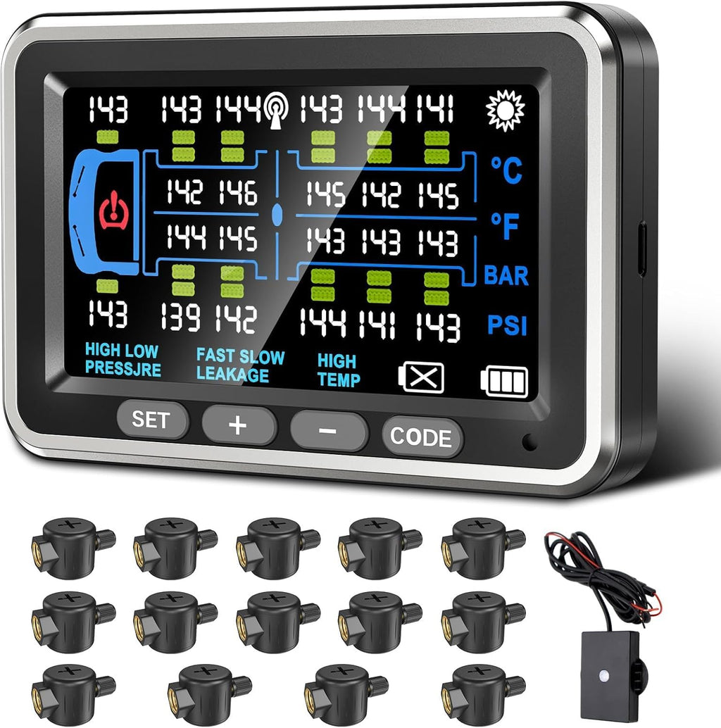4.5-Inch RV TPMS with Flow-Through Sensors