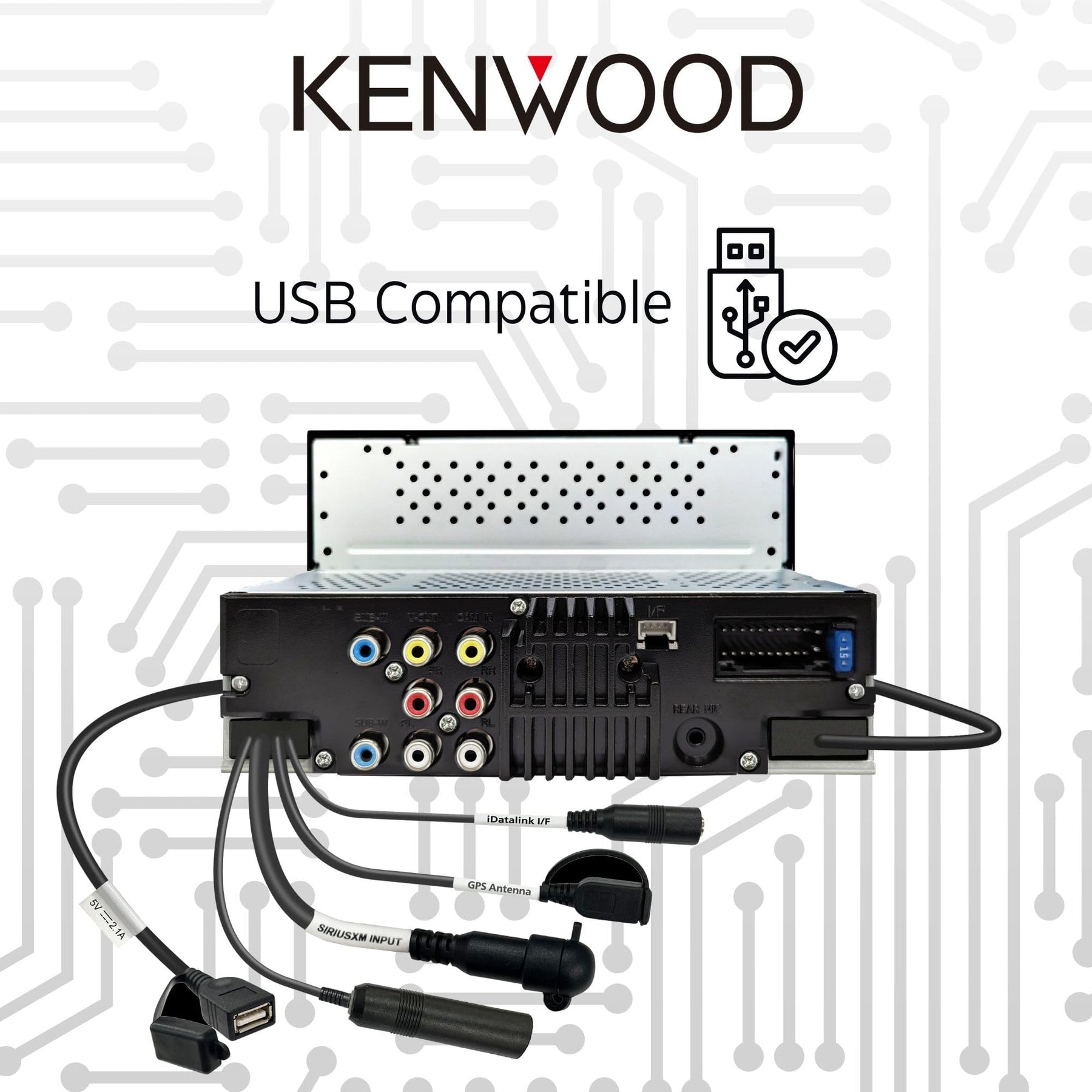 6.8-Inch Car Stereo with CarPlay & Android Auto