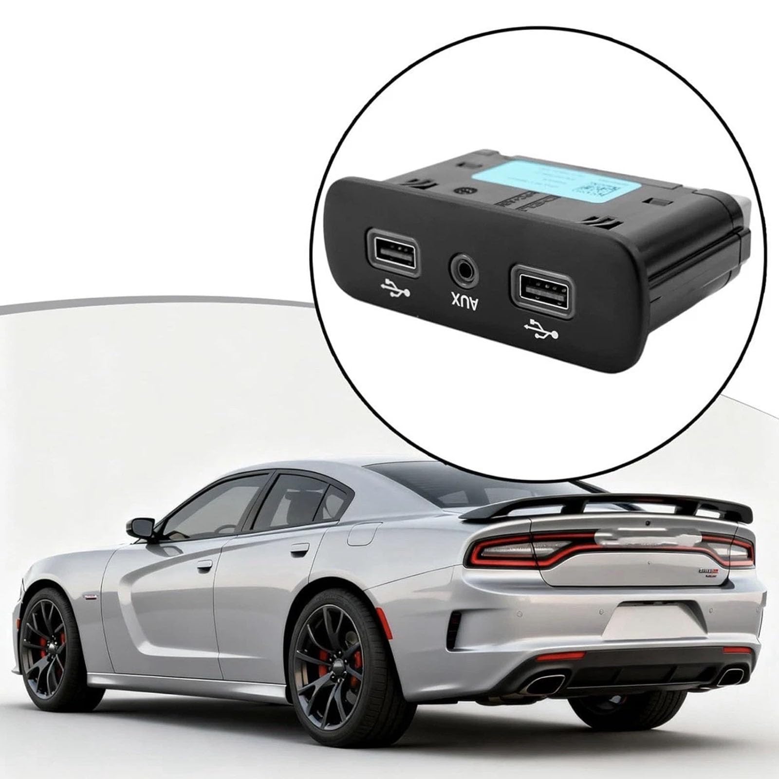 4-Port USB Charging Hub for Vehicle Models