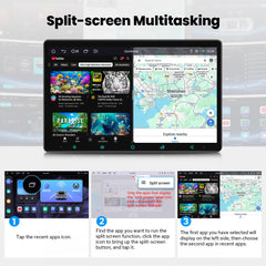 15.1-Inch Rotating Double DIN Car Stereo