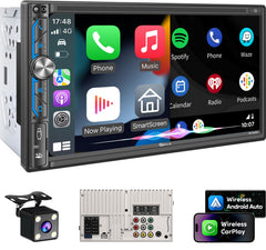 Wireless Car Stereo with CarPlay & Android Auto