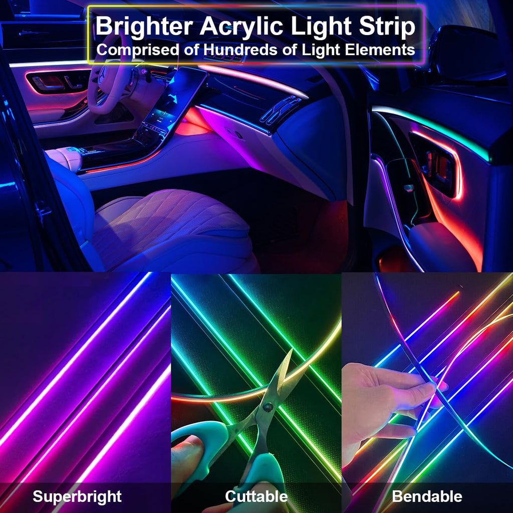 RGB Interior LED Ambient Light Kit with App Control