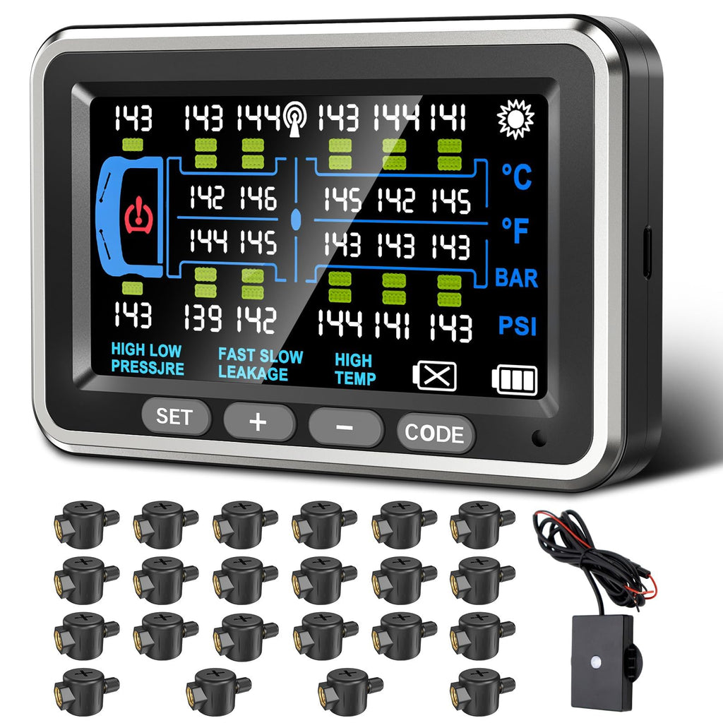 4.5-Inch RV TPMS with Flow-Through Sensors