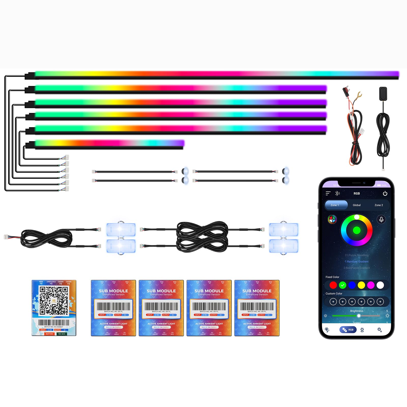 WEBUPAR Acrylic Car Lights