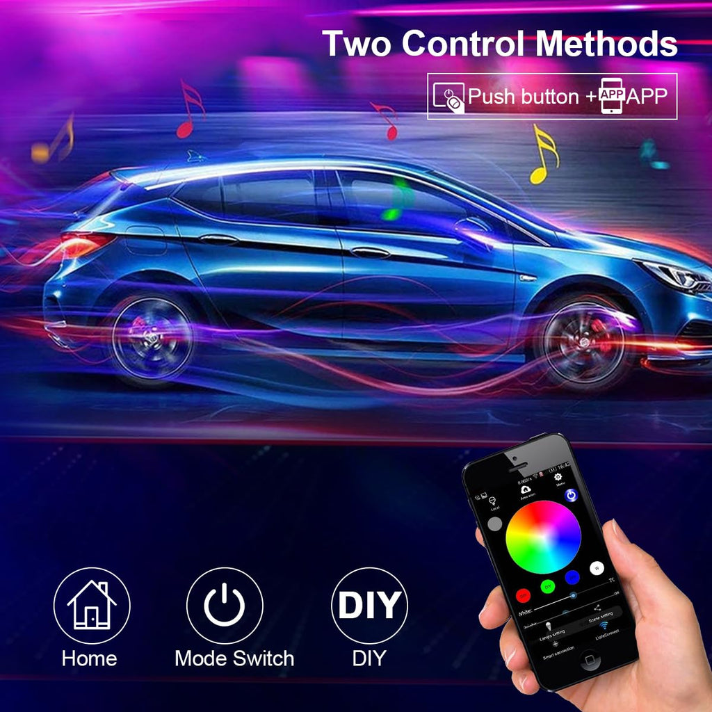 RGB Interior LED Ambient Light Kit with App Control