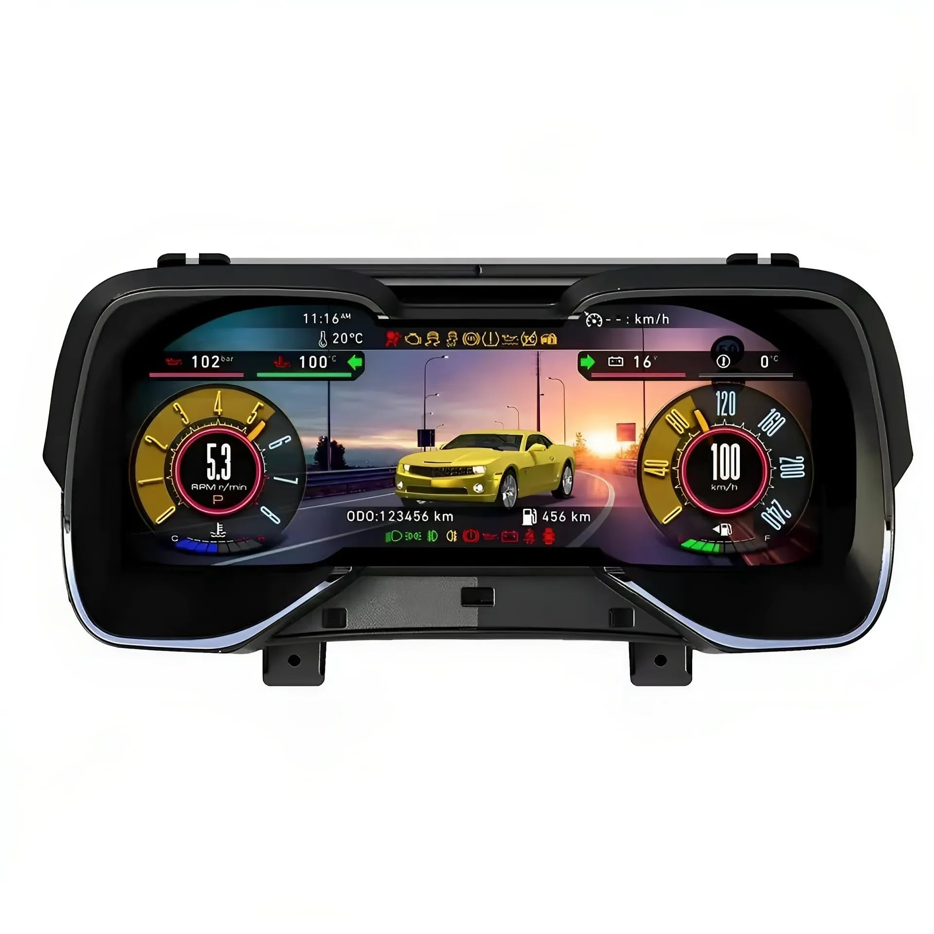 12.3-Inch LCD Digital Instrument Cluster for Chevrolet Camaro 2010–2015