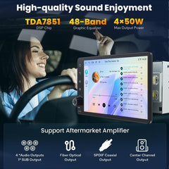 7-Inch Double DIN Car Stereo with CarPlay & Android Auto