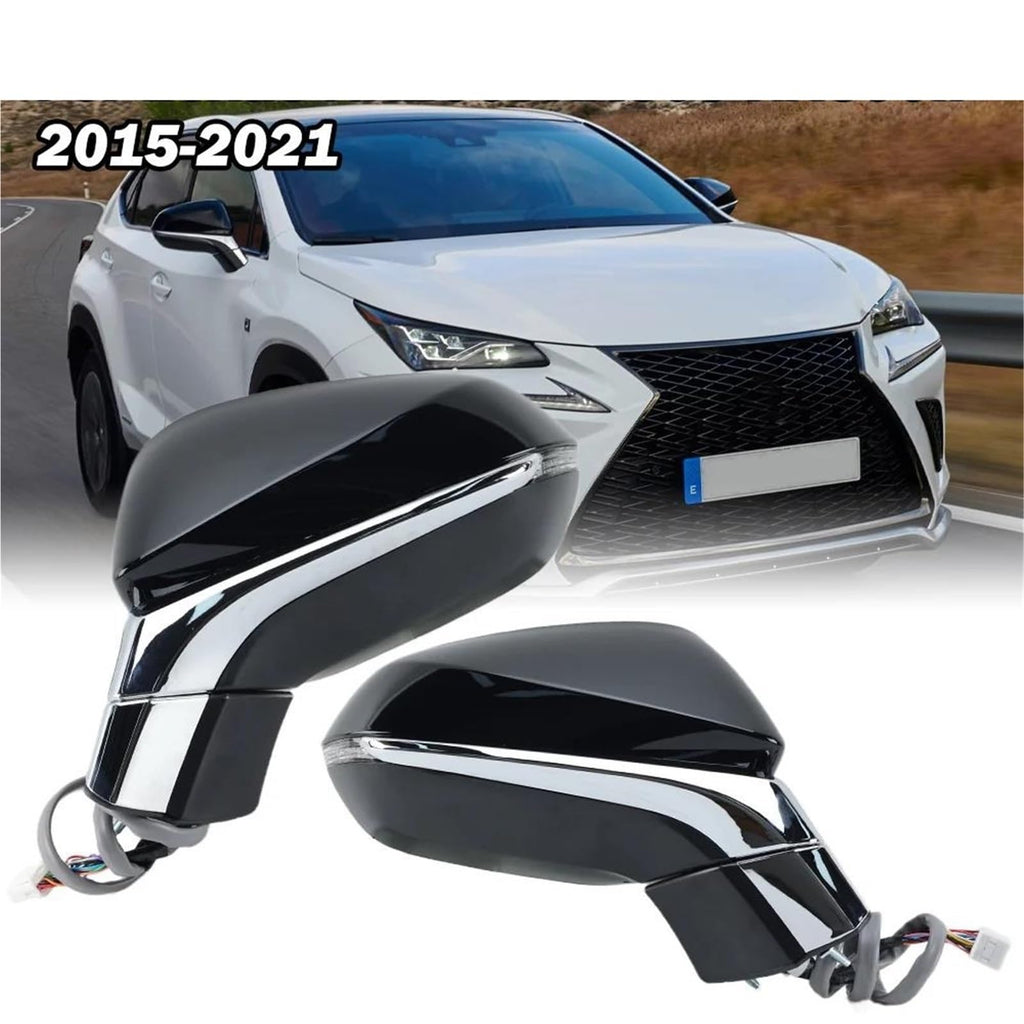 15-Pin LHD Blind Spot Mirror Assembly for Lexus NX 2015–2021