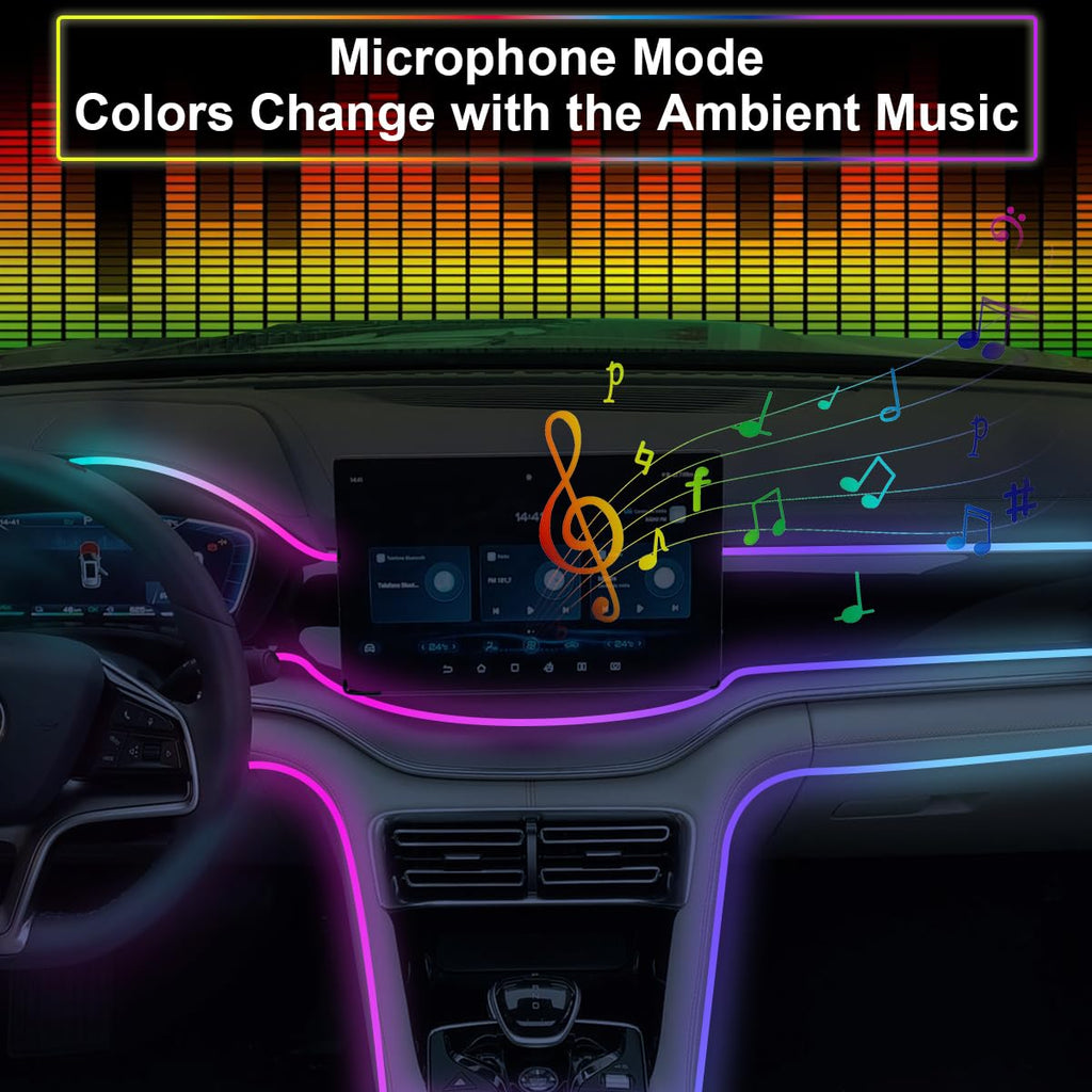 RGB Interior LED Ambient Light Kit with App Control