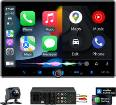 Wireless Car Stereo with CarPlay & Android Auto