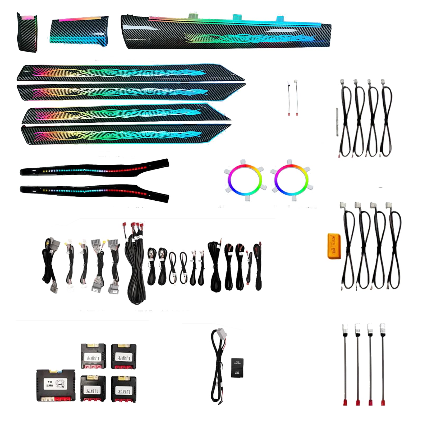 Ambient Lighting Kit for Honda Civic 2016–2021 with App Control
