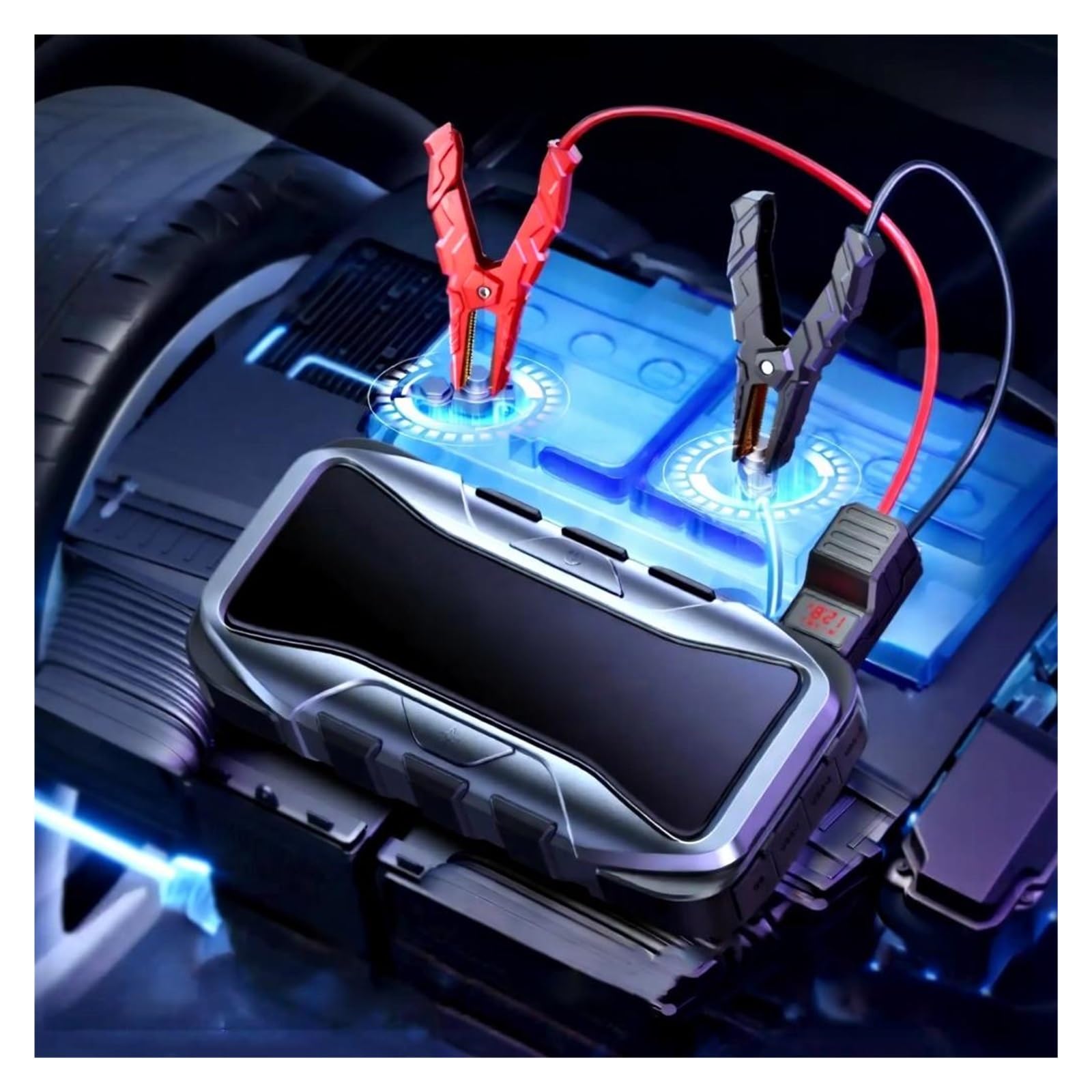 6000A Jump Starter Power Bank 27000mAh for Gas & Diesel Engines