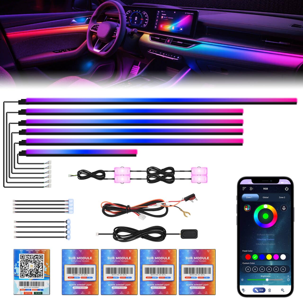 WEBUPAR Acrylic Car Lights