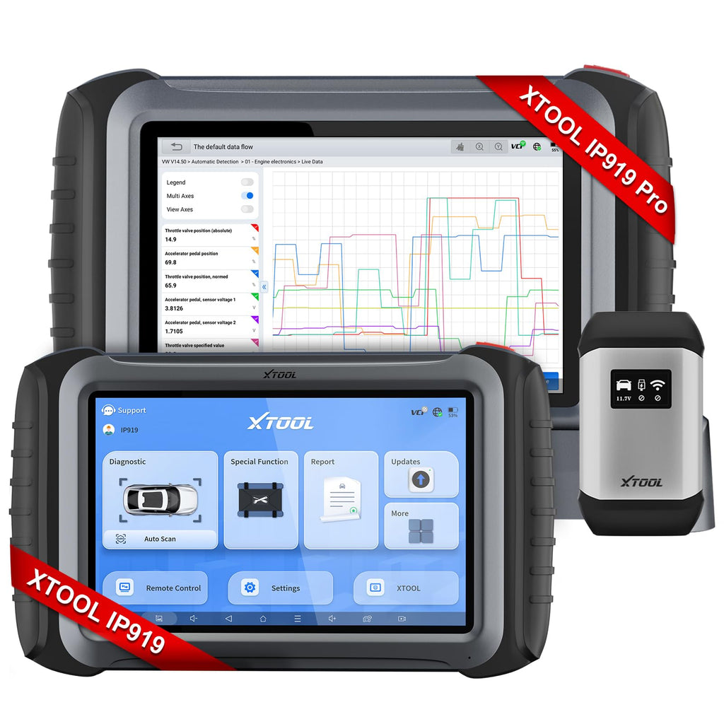 Professional OBD2 Diagnostic Scan Tool with Topology Mapping