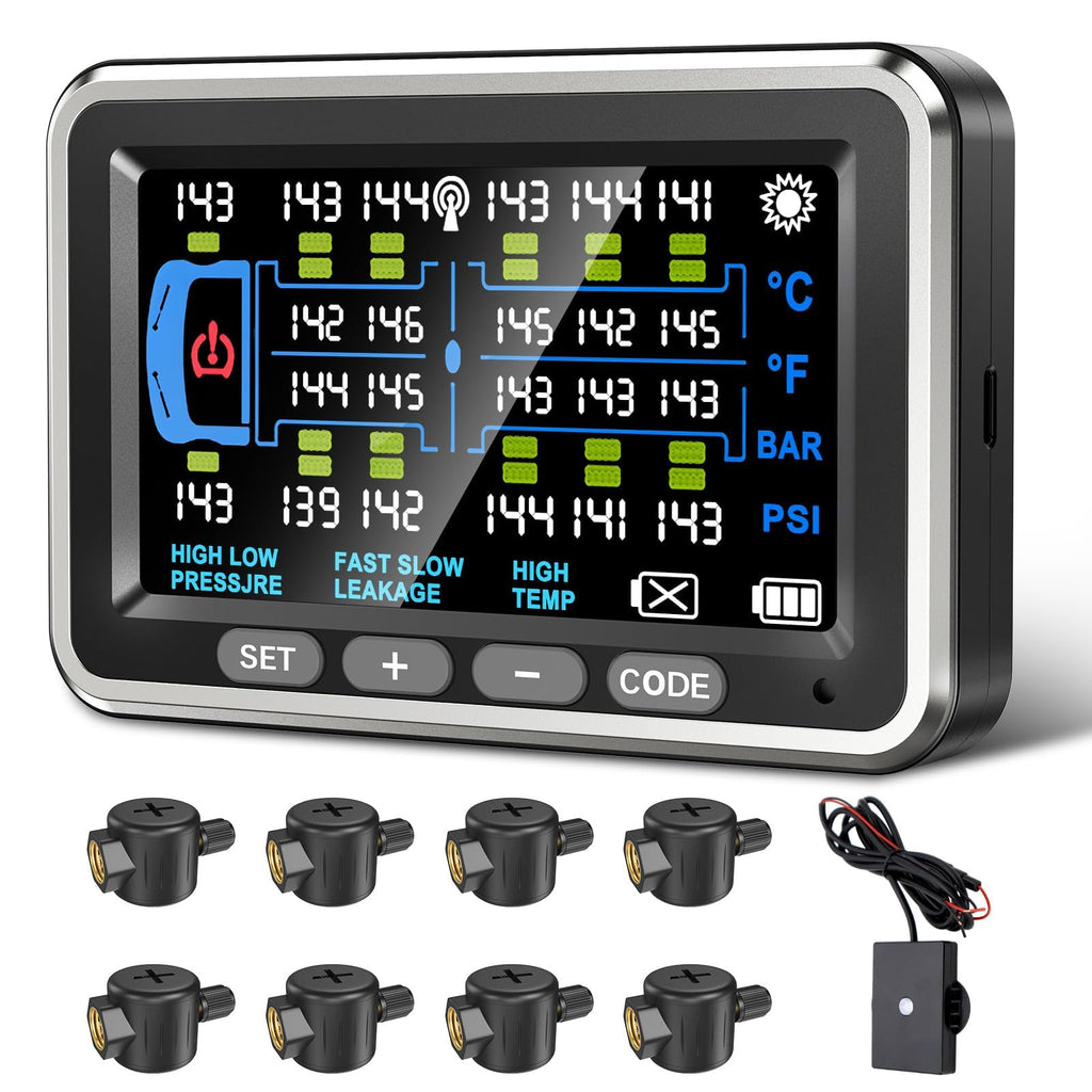 4.5-Inch RV TPMS with Flow-Through Sensors