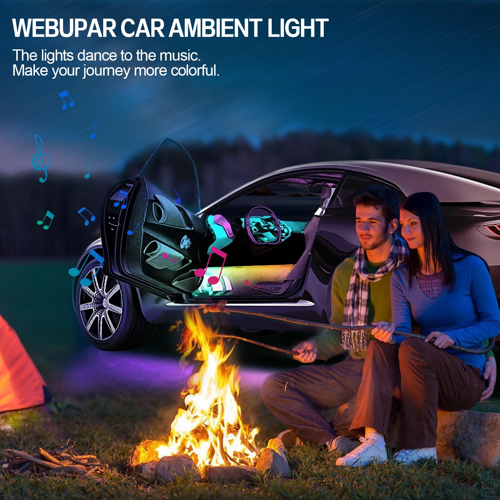 WEBUPAR Acrylic Car Lights
