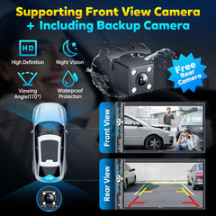 Wireless Car Stereo with CarPlay & Android Auto