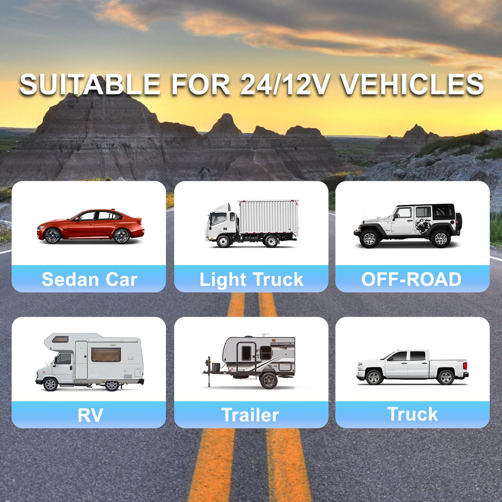 12–24V Wireless Parking Sensor Kit with 4 Sensors