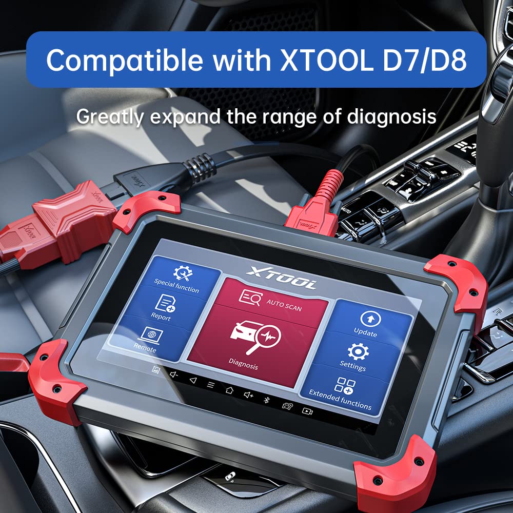 XTOOL D9S Pro Automotive Diagnostic Tool, OBDII Extension Cable