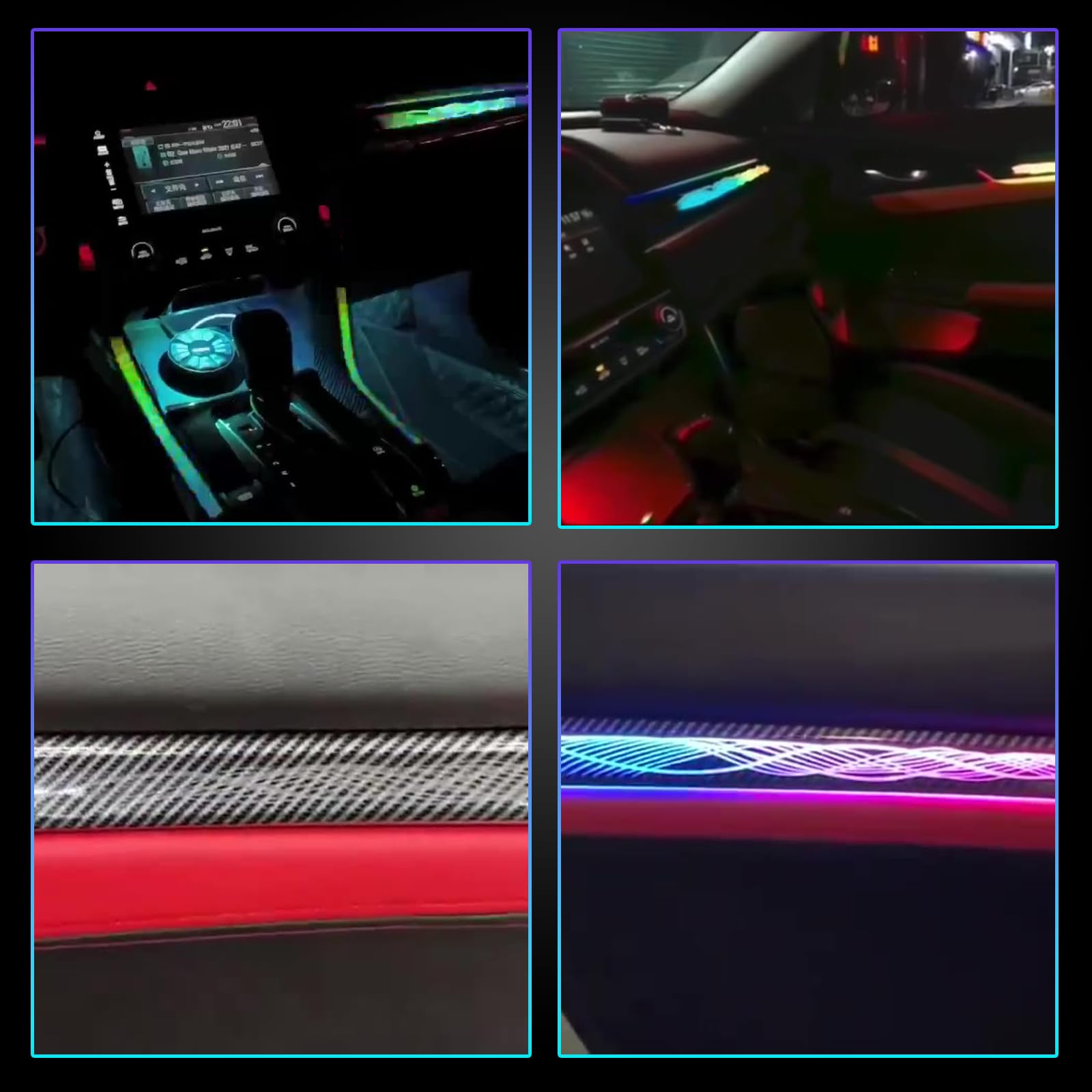 Ambient Lighting Kit for Honda Civic 2016–2021 with App Control