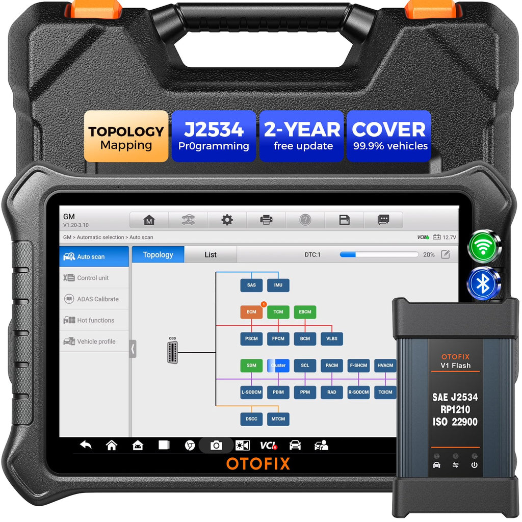 J2534 Bidirectional OBD2 Diagnostic Scanner with ECU Coding