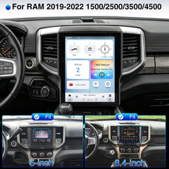 12.1-Inch Car Stereo for Dodge RAM 1500/2500/3500 2019–2024