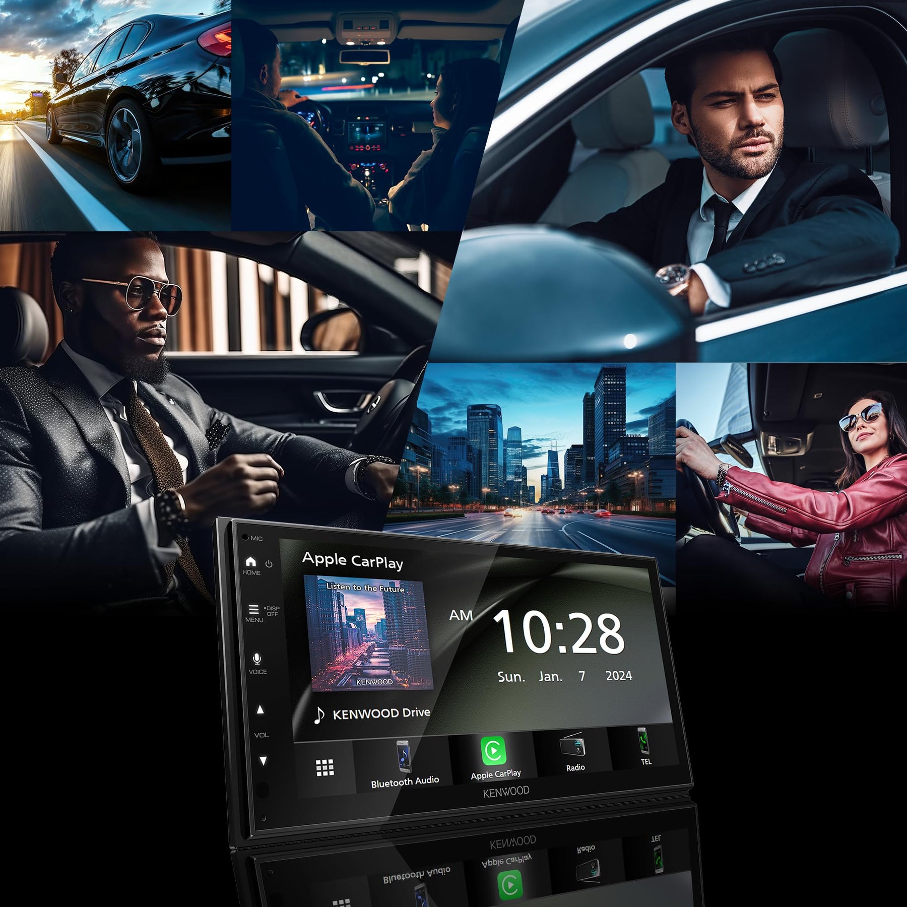 6.8-Inch Car Stereo with CarPlay & Android Auto