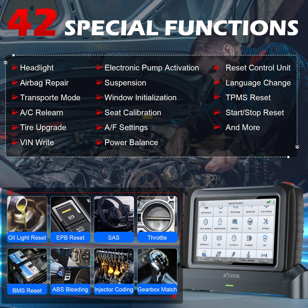 Professional OBD2 Diagnostic Scan Tool with Topology Mapping